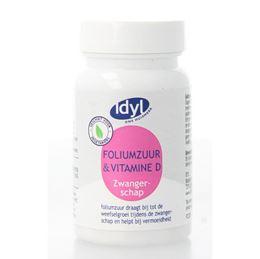 Idyl Foliumzuur & Vitamine D 120 Tabletten