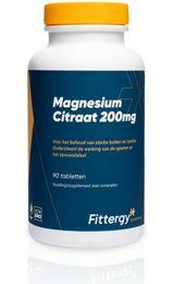 Fittergy Magnesiumcitraat 200 mg 90 Tabletten