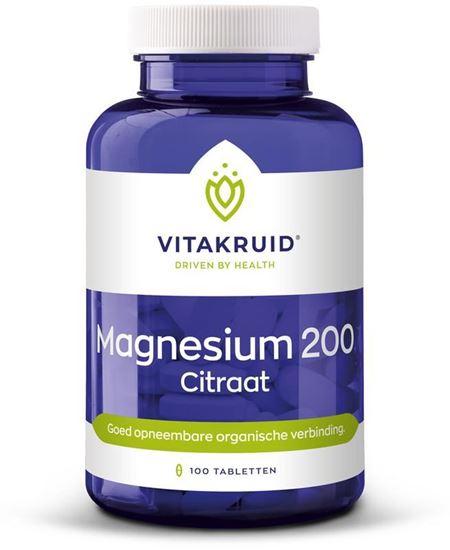 Vitakruid Magnesium 200 citraat 100 Tabletten