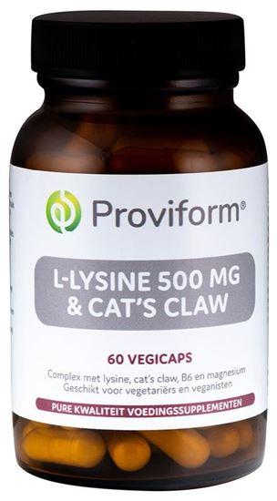 Proviform L-Lysine 500 mg & cats claw 60 Vegetarische capsules