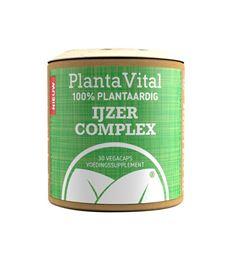 Plantavital IJzer complex - 100% plantaardig 30 Vegetarische capsules