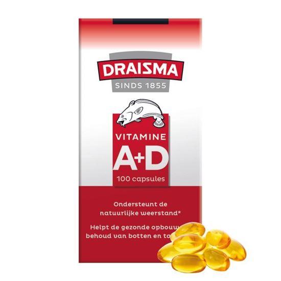 Draisma Vitamine A + D levertraan 100 Capsules