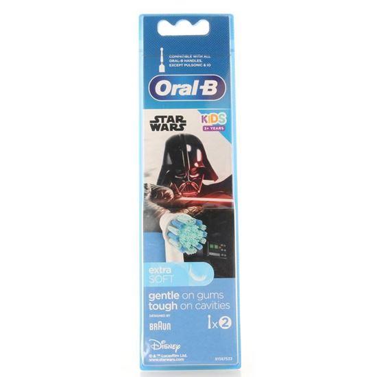 Oral B Opzetborstels cars/Mickey/princess 2 Stuks