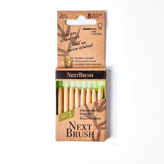 Nextbrush Bamboe interdentale ragers ISO 2 8 Stuks