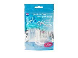 Oral-in-One Floss-pick-brush tandenstokers 10 Stuks