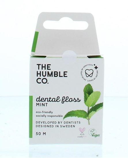 The Humble Co Dental floss fresh mint 50 meter 1 Stuks