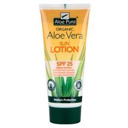 Optima Aloe pura organic aloe vera zonnelotion SPF25 200 Milliliter