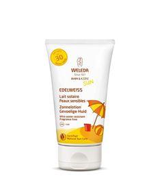 Weleda Edelweiss zonnelotion gevoelige huid SPF30 150 Milliliter