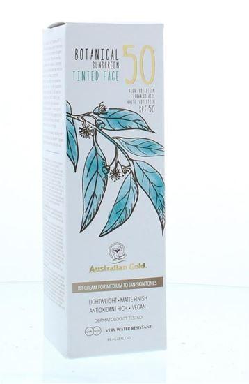 Australian Gold SPF50 Botanical tinted face - medium tan 89 Milliliter