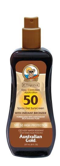 Australian Gold Spray gel met bronzer SPF50 237 Milliliter