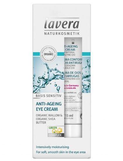 Lavera Basis Sensitiv oogcreme eye cream Q10 EN 15 Milliliter