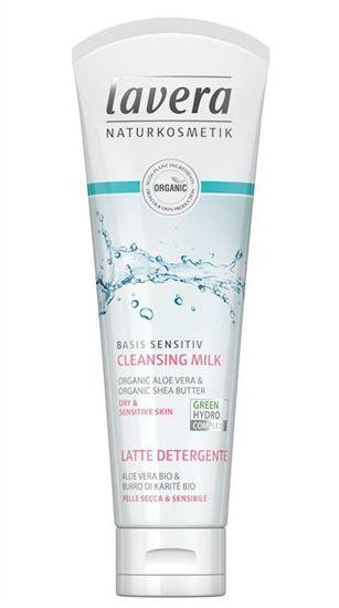 Lavera Basis Sensitiv cleansing milk EN-IT 125 Milliliter