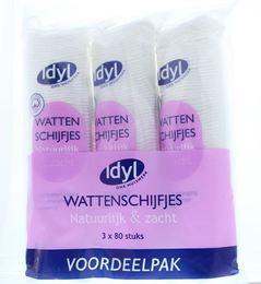 Idyl Wattenschijfjes voordeelpak 80 stuks 3 Stuks