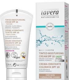 Lavera Basis Sensitiv getinte dagcreme light EN-IT 50 Milliliter