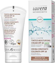 Lavera Basis Sensitiv getinte dagcreme medium EN-IT 50 Milliliter