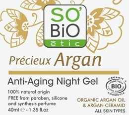 So Bio Etic Argan anti-aging night gel 40 Milliliter