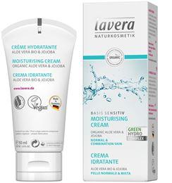 Lavera Basis Sensitiv hydraterende creme EN-IT 50 Milliliter