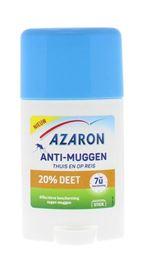 Azaron Anti muggen 20% deet stick 50 Milliliter