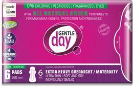 Gentle Day Maandverband nacht extra 6 Stuks