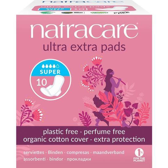 Natracare Maandverband ultra extra super 10 Stuks