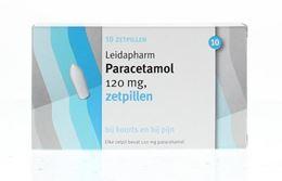 Leidapharm Paracetamol 120 mg 10 Zetpillen