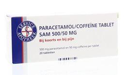 Service Apotheek Paracetamol coffeine 20 Tabletten