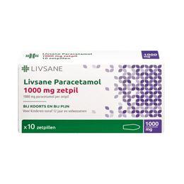 Livsane Paracetamol 1000 mg 10 Zetpillen