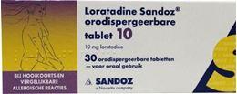 Sandoz Loratadine 10 mg orotaat 30 Tabletten