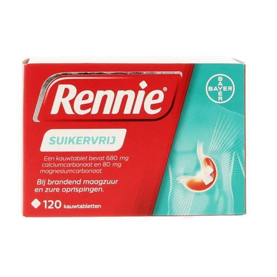 Rennie Rennie kauwtablet suikervrij 24 Kauwtabletten