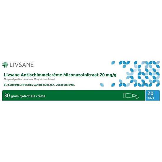 Livsane Miconazolnitraat 20 mg/g creme 30 Gram