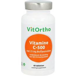 Vitortho Vitamine C-500 met 25 mg bioflavonoiden 60 Tabletten