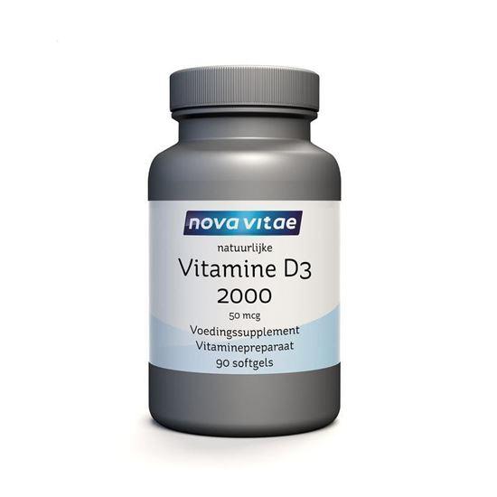 Nova Vitae Vitamine D3 2000 50 mcg 90 Softgels