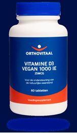 Orthovitaal Vitamine D3 1000ie vegan 60 Tabletten