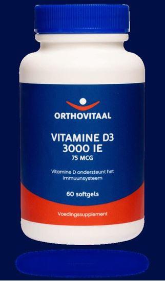 Orthovitaal Vitamine D3 3000IE 60 Softgels