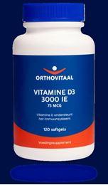 Orthovitaal Vitamine D3 3000IE 120 Softgels