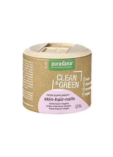 Purasana Clean & green skin hair nails bio 60 Tabletten