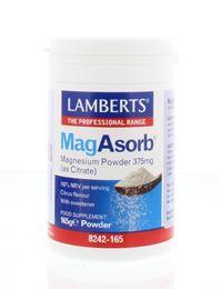 Lamberts MagAsorb (magnesium citraat) poeder 375 mg 165 Gram