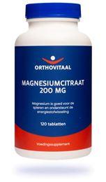 Orthovitaal Magnesium citraat 200 mg 120 Tabletten