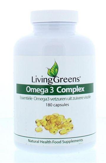 Livinggreens Omega 3 visolie complex 180 Capsules