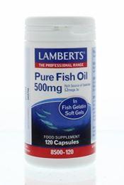 Lamberts Pure visolie 500 mg 120 Capsules