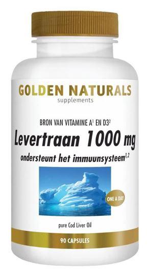 Golden Naturals Levertraan 90 Softgels