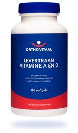 Orthovitaal Levertraan Vitamine A en D 120 Softgels