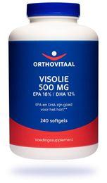 Orthovitaal Visolie 500mg EPA 18% DHA 12% 240 Softgels