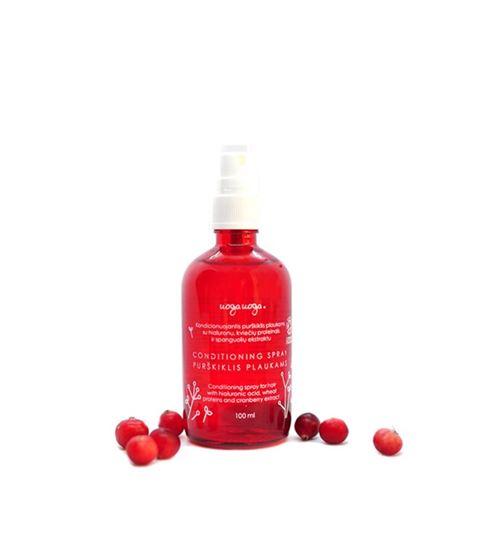 Uoga Uoga Conditioner spray hyaluron cranberry vegan 100 Milliliter