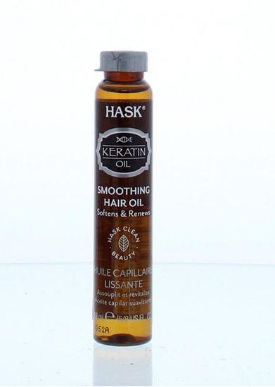 Hask Keratin protein smoothing shine haarolie 18 Milliliter