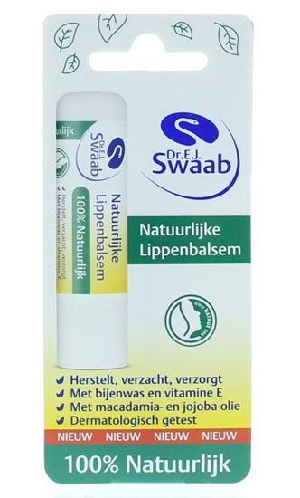 Dr Swaab Lippenbalsem 100% natuurlijk blister 5 Gram