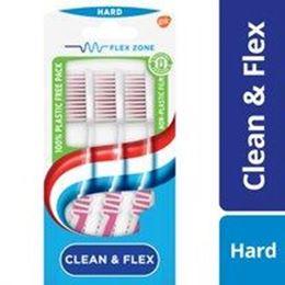 Aquafresh Tandenborstel clean & flex hard 3 Stuks