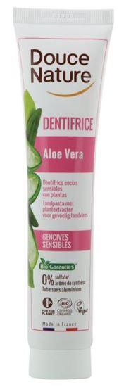 Douce Nature Tandpasta aloe vera voor gevoelig tandvlees bio 75 Milliliter