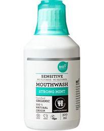 Urtekram Mondwater sensitive strong mint 300 Milliliter