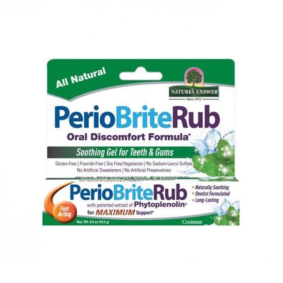 Natures Answer PerioBrite Rub tandvleesgel 22 kruiden Q10 14 Gram